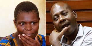 Sharlyne Anindo Temba and Paul Mackenzie