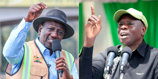 William Ruto and Rigathi Gachagua