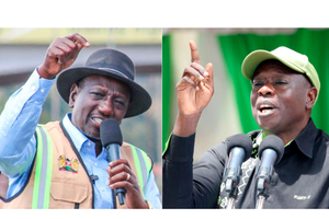 William Ruto and Rigathi Gachagua