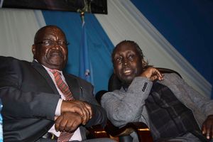 Ngugi wa Thiong’o and Henry Chakava
