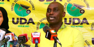 UDA national elections board’s chairman Anthony Mwaura