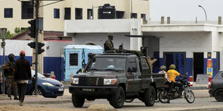 military vehicle in Benin