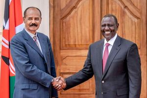 William Ruto and Isaias Afwerki 