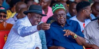 William Ruto and Oburu Oginga