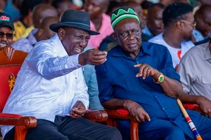 William Ruto and Oburu Oginga