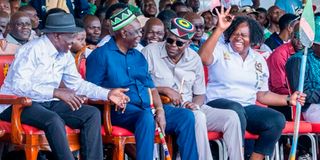 William Ruto and Oburu Oginga