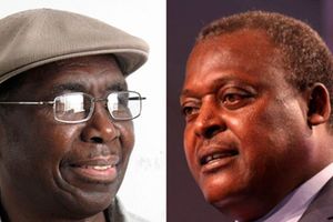 Meja Mwangi and Cyrus Jirongo