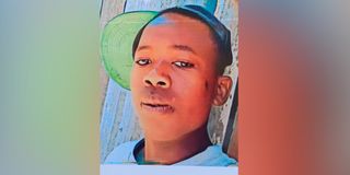 14-year-old Grade 6 pupil Dennis Ringa