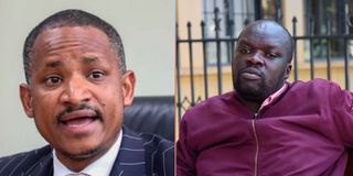 Embakasi East MP Babu Owino and Kileleshwa ward MCA Robert Alai