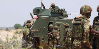 KDF soldiers 