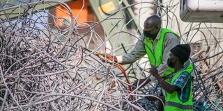 collapsed South C building