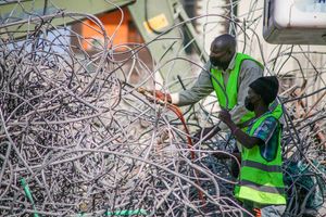 collapsed South C building