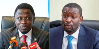 Ababu Namwamba and Edwin Sifuna