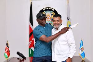 Raila Odinga's former bodyguard Maurice Ogeta and Mombasa Governor Abdulswamad Nassir. 