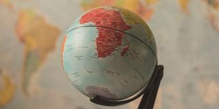 globe africa continent countries