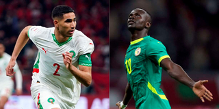 Achraf Hakimi and Sadio Mane
