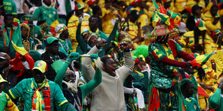 Senegal fans