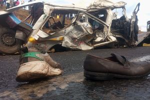 accident gilgil matatu wrechage