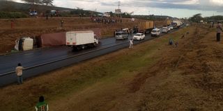 accident gilgil matatu wrechage