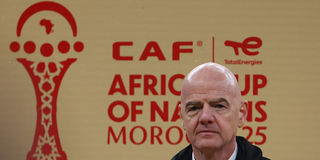 Fifa president Gianni Infantino 