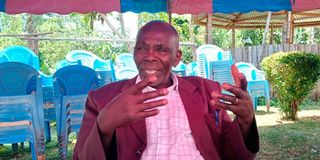John Matheri, father of slain George Gathu