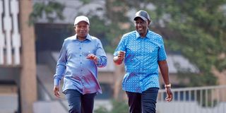 William Ruto and Kithure Kindiki 