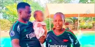  Stephen Musili with his wife, Leah Musili.