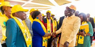 William Ruto and Gathoni Wamuchomba