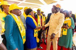 William Ruto and Gathoni Wamuchomba