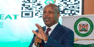 Managing Trustee of the National Social Security Fund (NSSF), David Koross,