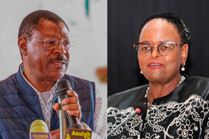 National Assembly Speaker Moses Wetang'ula and Chief Justice Martha Koome.