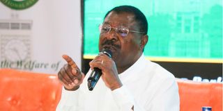 Speaker of the National Assembly Moses Wetang'ula