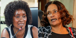 Nancy Macharia and Evaleen Mitei