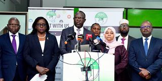 IEBC chair and commissioners