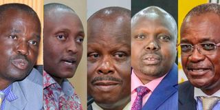 governor aspirants who have applied for the UDA ticket