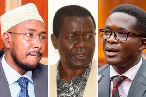 Hussein Marjan, Ezra Chiloba and James Oswago.