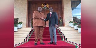 Wicknell Chivayo and Ruto
