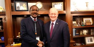 Kalonzo in the US