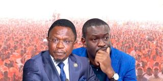 Ababu Namwamba and Edwin Sifuna