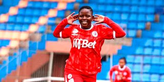 Jentrix Shikangwa of Simba Queens 