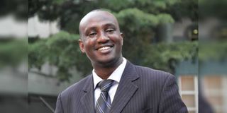 Writer Kinyanjui Kombani.