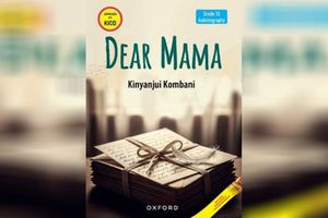 Cover of the book ‘Dear Mama’ by Kinyanjui Kombani.