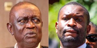 Oburu Oginga and Edwin Sifuna
