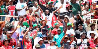 Shujaa fans