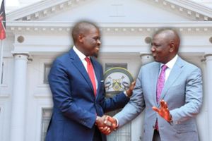 William Ruto and Johnson Sakaja