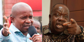 Kithure Kindiki and Fred Matiang'i