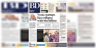 The front page of the Business Daily on February 19, 2026