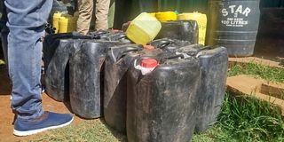 Illegal alcohol