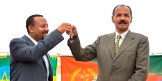 Abiy Ahmed and Isaias Afeworki