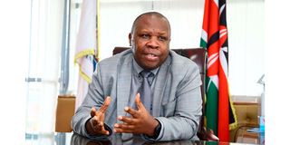 KMPDC Chief Executive Officer, Dr David Kariuki